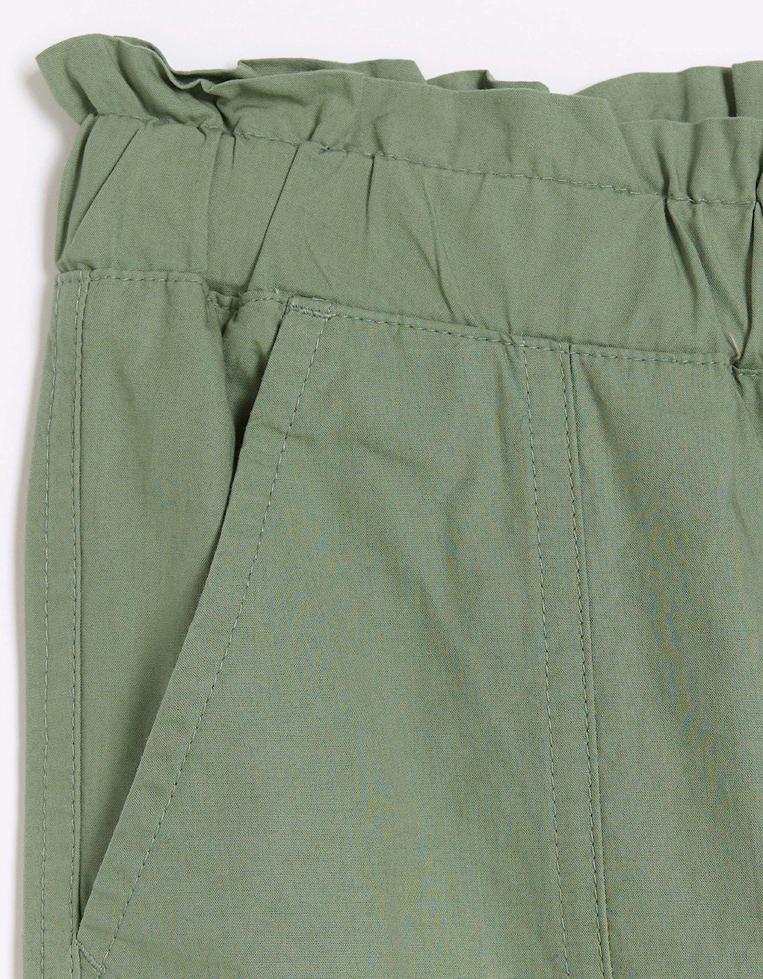 Girls papertouch Chain Cargo Trousers - Khaki