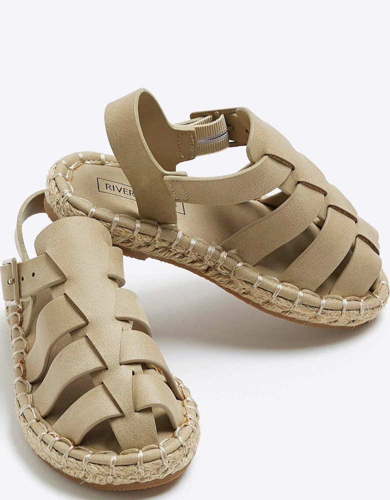 Mini Boys Gladiator Sandals - Beige