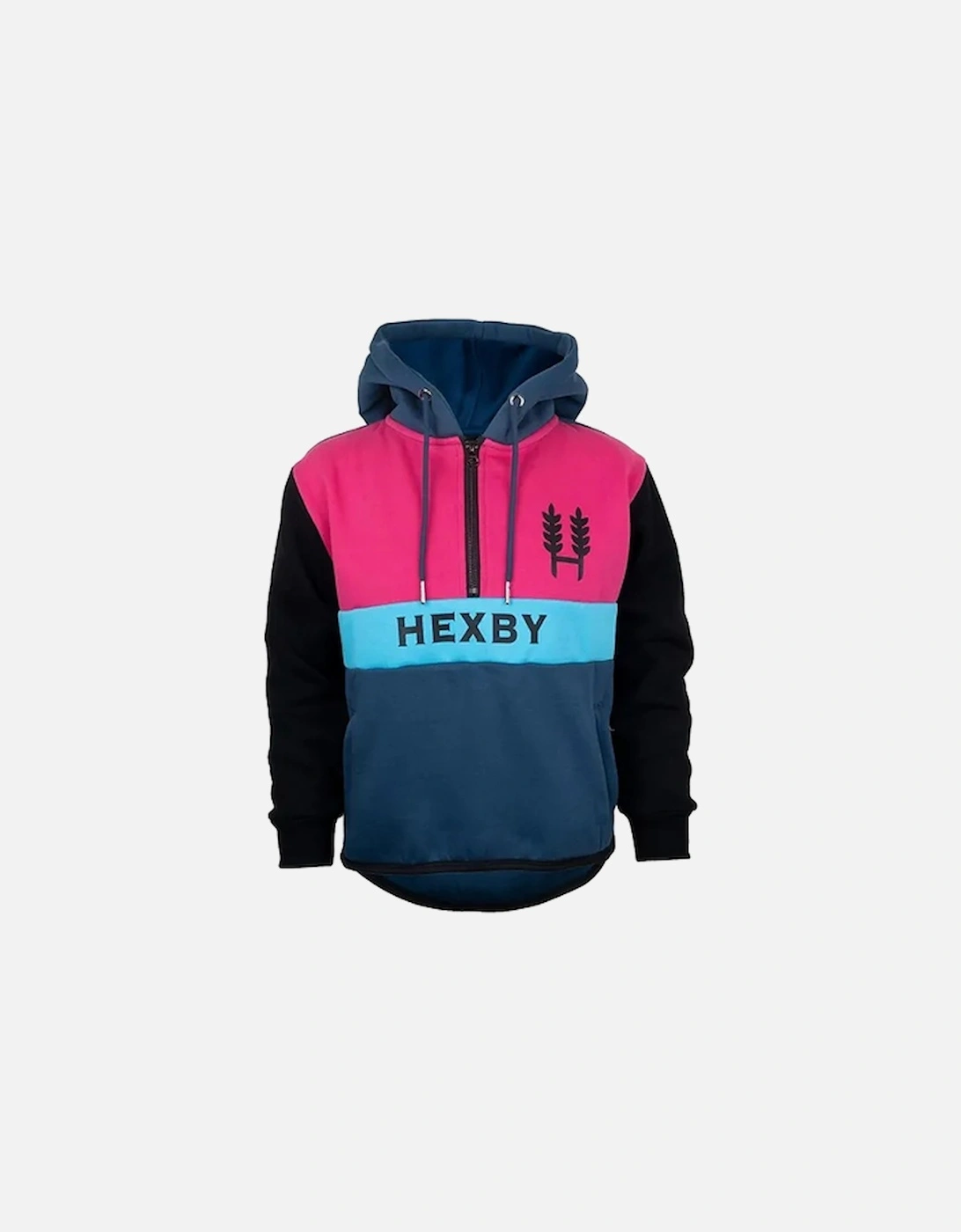 Kids Mullet Shearing Hoodie Pink/Navy, 4 of 3