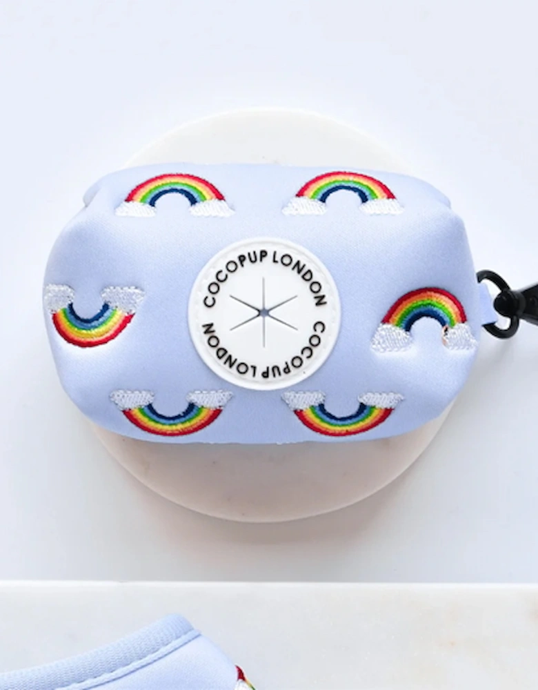 Luxe Poop Bag Holder Over The Rainbow