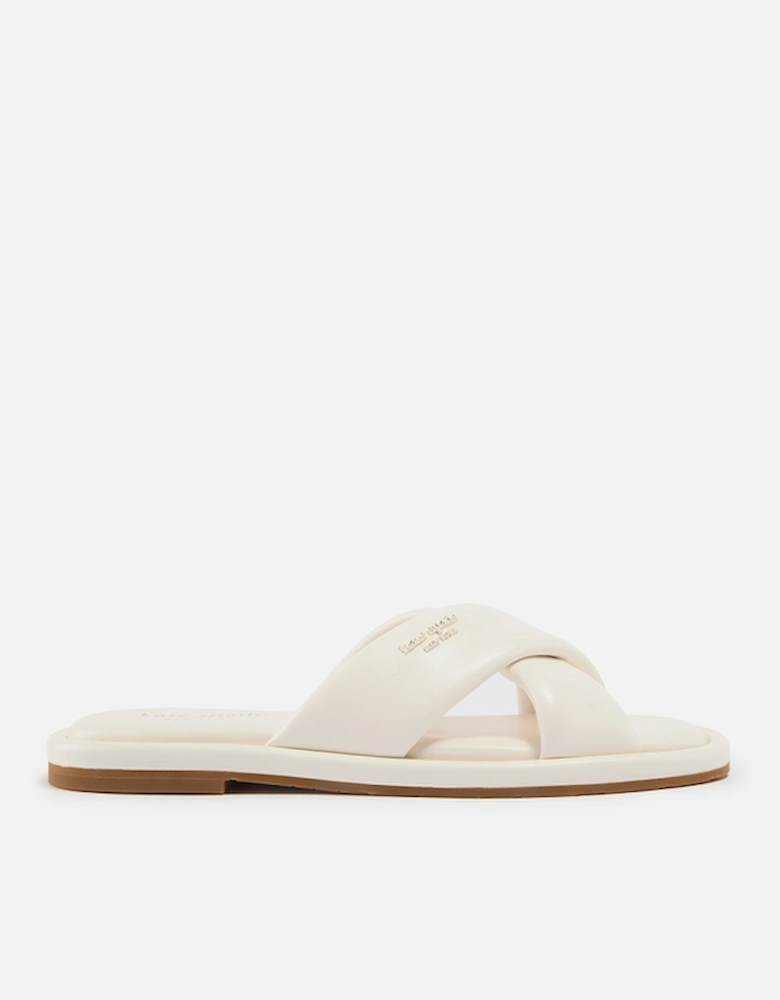 New York Women's Rio Faux Leather Sliders