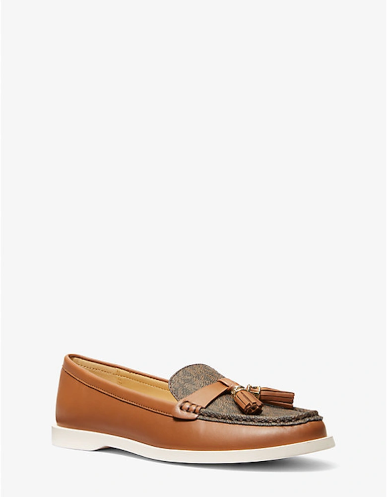 Kiernan Leather and Signature Logo Loafer