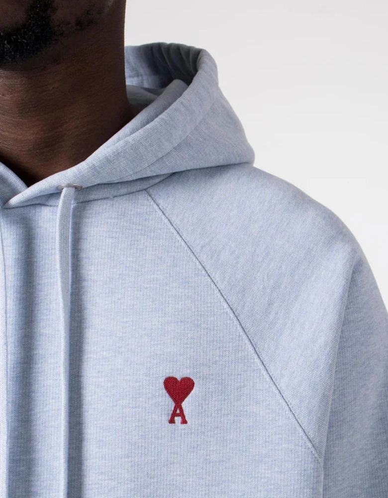 Ami de Coeur Heart Logo Hoodie in Light Blue