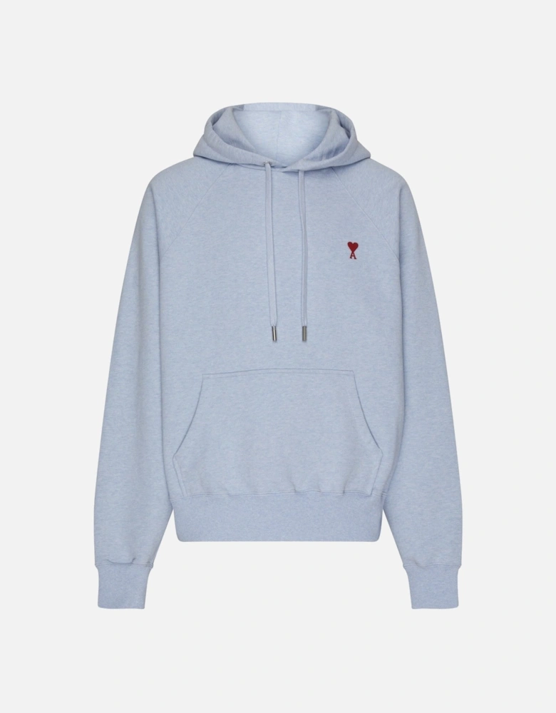 Ami de Coeur Heart Logo Hoodie in Light Blue