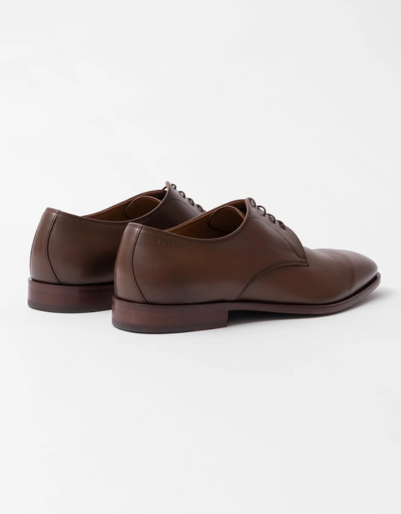 BOSS Orange Lisbon Mens Leather Derby Shoes With Leather Lining