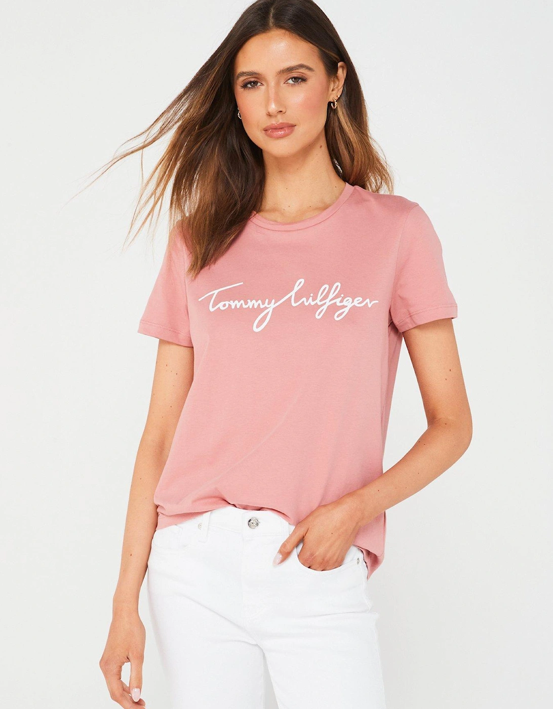 Signature Logo T-Shirt - Pink