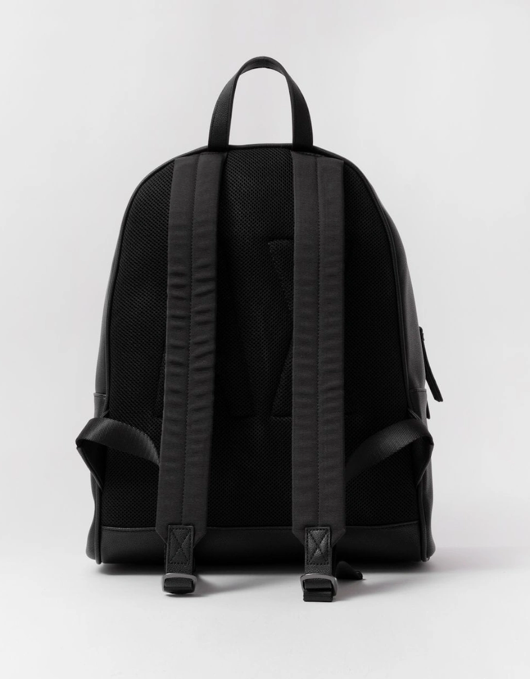 Matte Faux Leather Mens Backpack