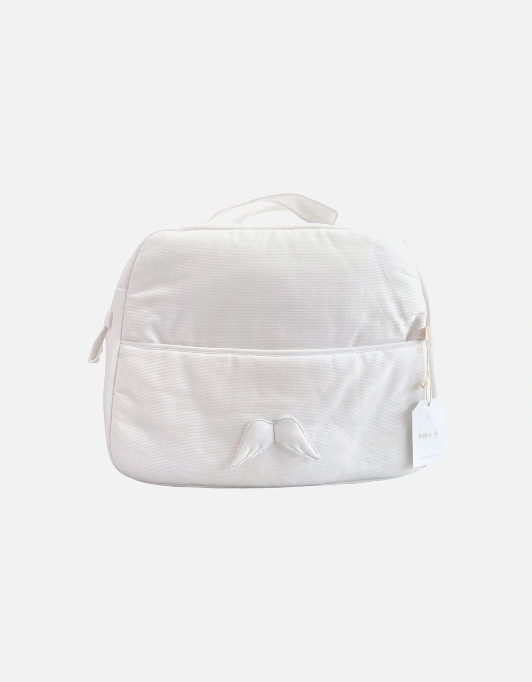 White Angel Wing Baby Changing Bag