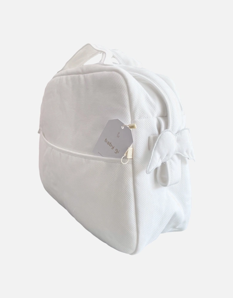 White Side Angel Wing Baby Changing Bag