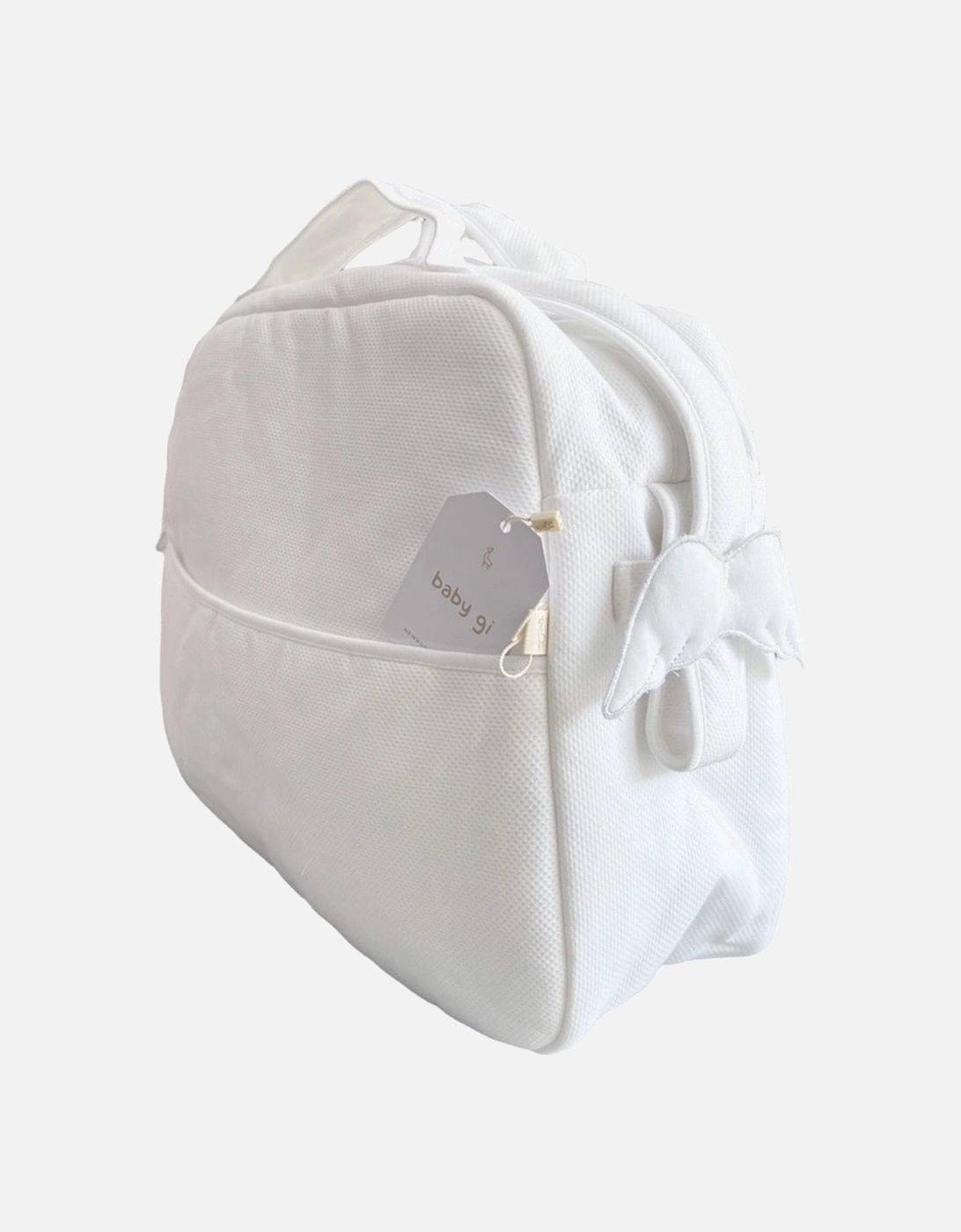 White Side Angel Wing Baby Changing Bag, 5 of 4