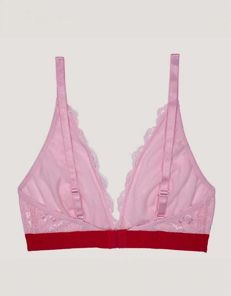 Lace Bralette - Pink