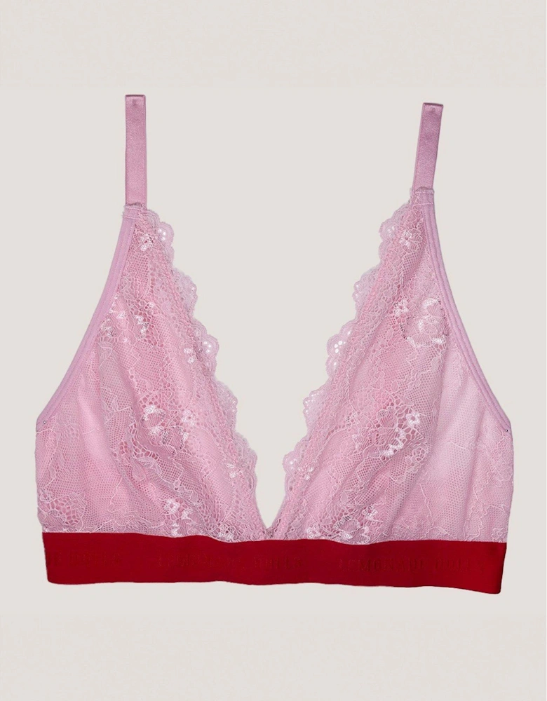 Lace Bralette - Pink