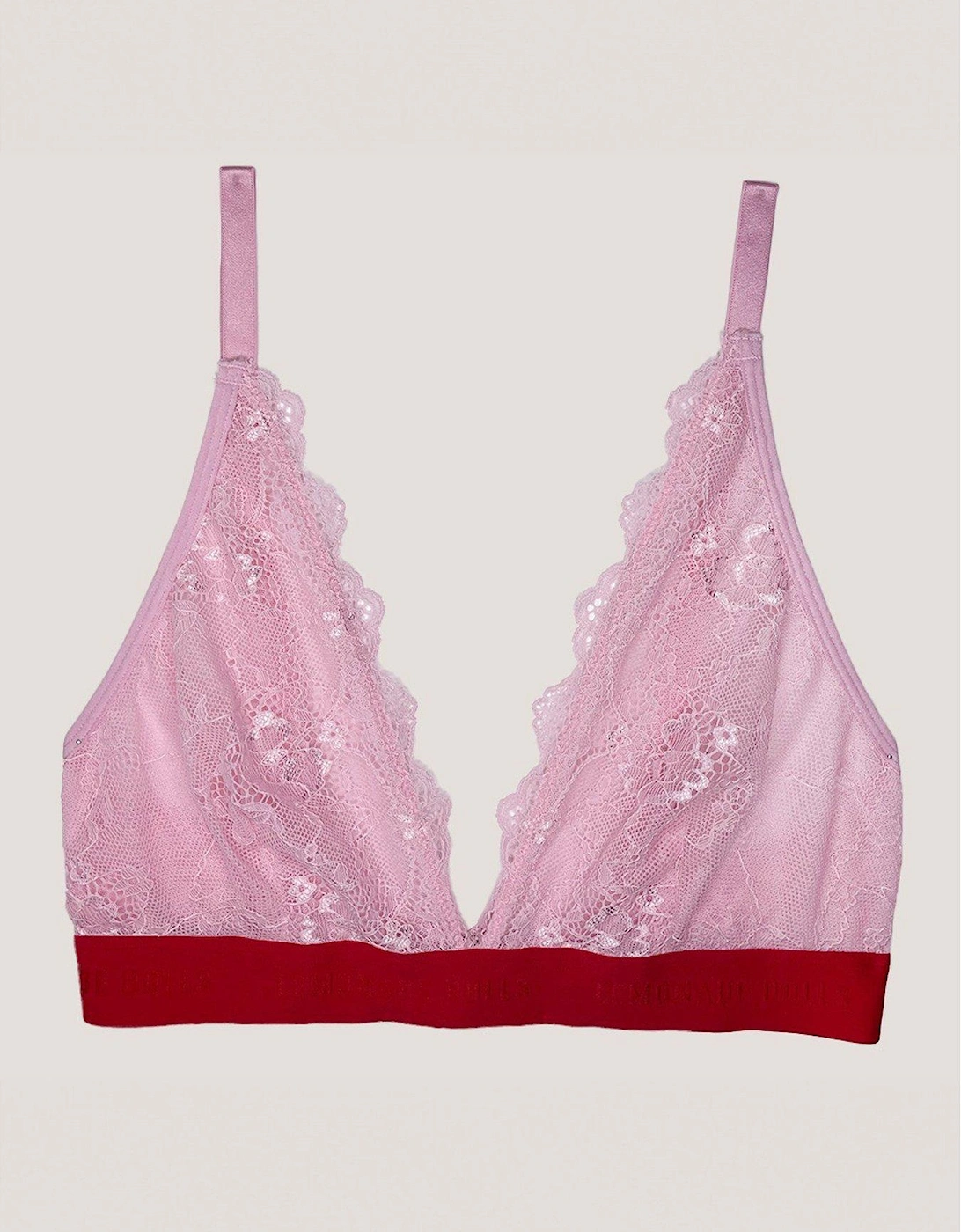Lace Bralette - Pink