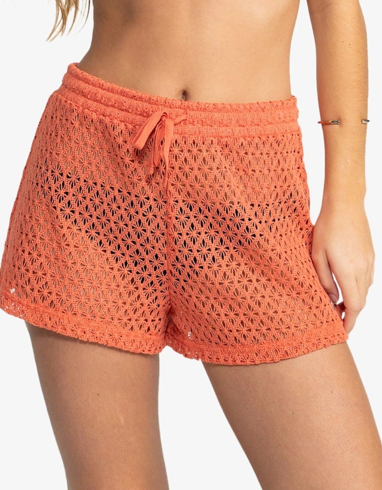 Women'S Sunset Riders Board Shorts - Orange