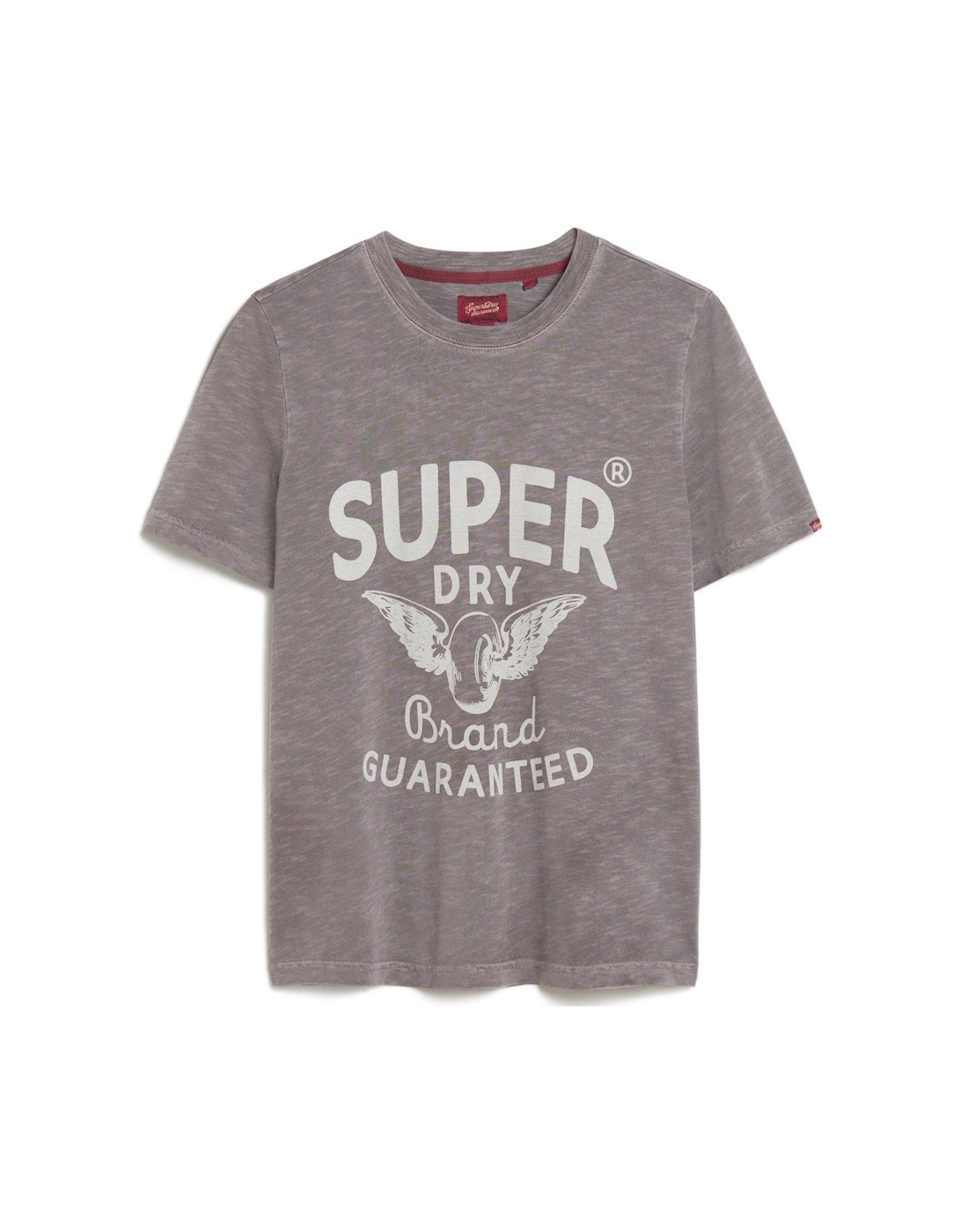 Archive Kiss Print Relaxed T-Shirt - Grey