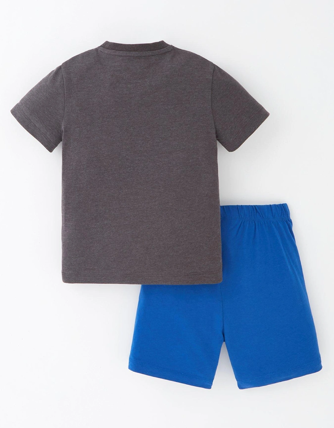 Boys Dinosaur Short Sleeve T-shirt and Short Set - Blue