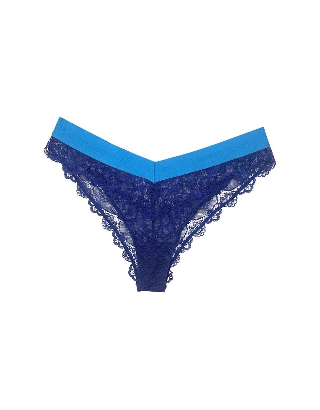 Lace V-Brazilian - Blue