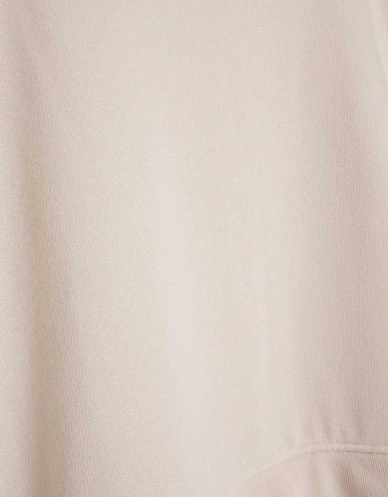 Sweater Shirt Dress - Cream