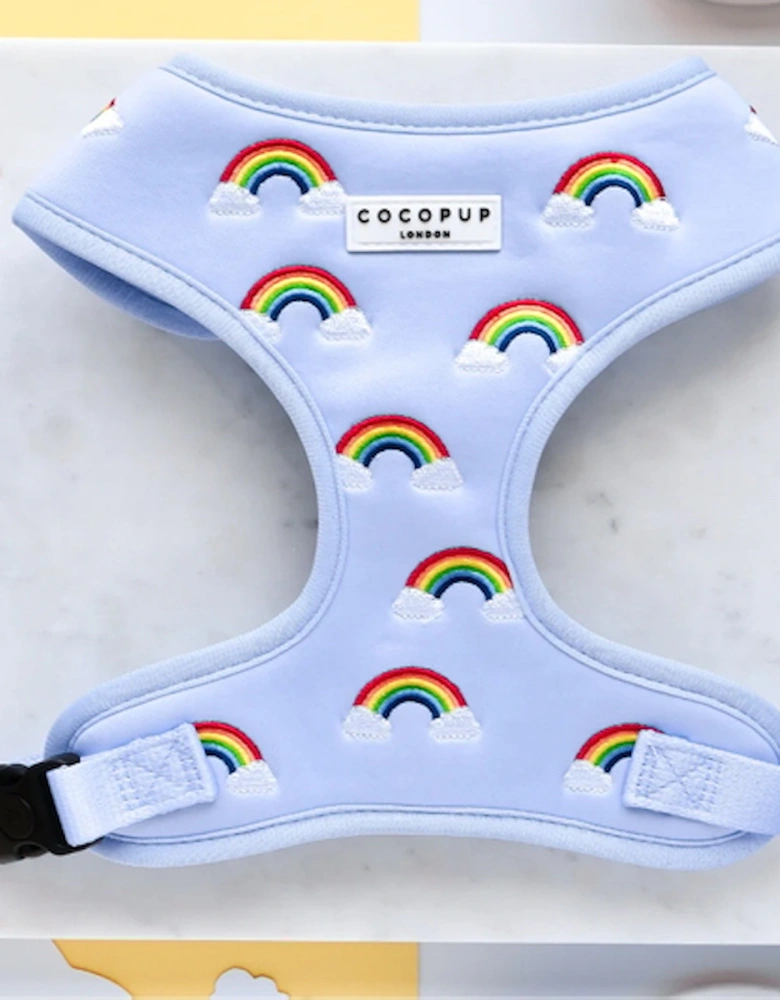 Luxe Adjustable Neck Harness Over The Rainbow