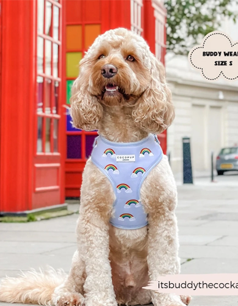 Luxe Adjustable Neck Harness Over The Rainbow