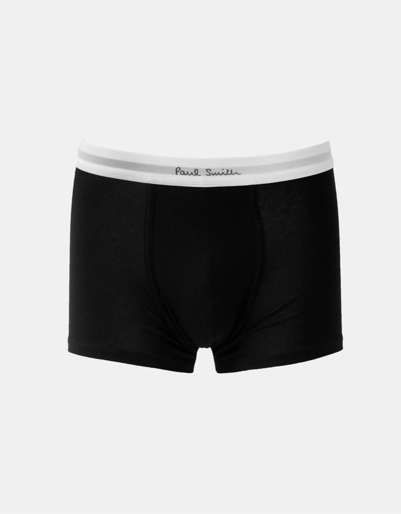 3-Pack Mens White Band Trunks