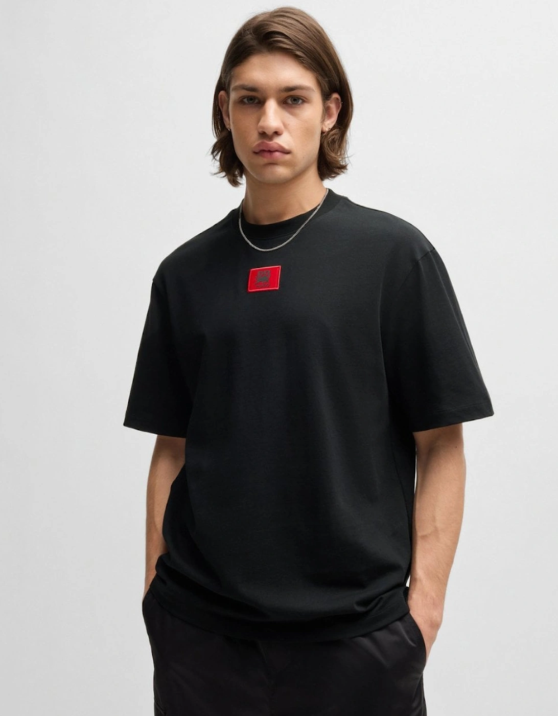 HUGO x RB Relaxed Fit T-Shirt with Signature Bull Motif, 5 of 4