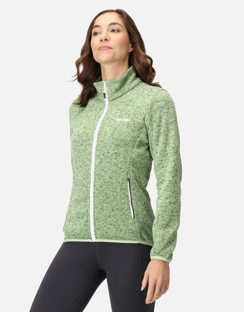 Womens/Ladies Newhill Marl Full Zip Fleece Jacket