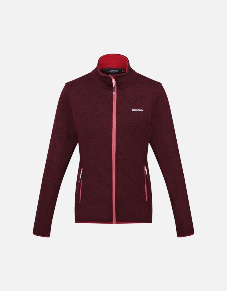 Womens/Ladies Newhill Marl Full Zip Fleece Jacket