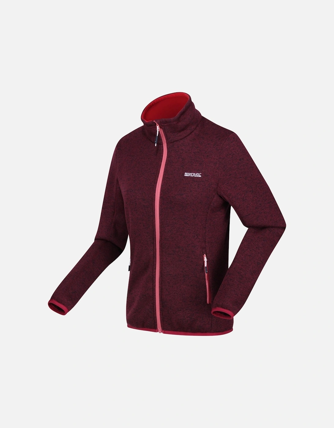 Womens/Ladies Newhill Marl Full Zip Fleece Jacket