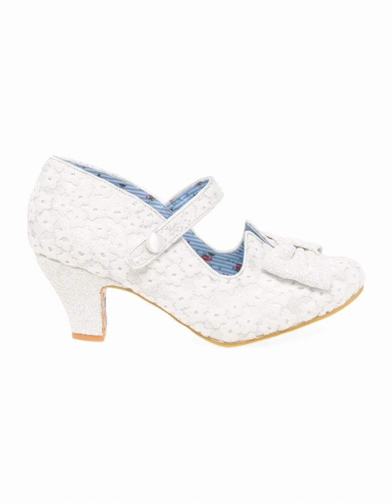 Piccolo Womens Wide Fit Mary Jane Court Shoes