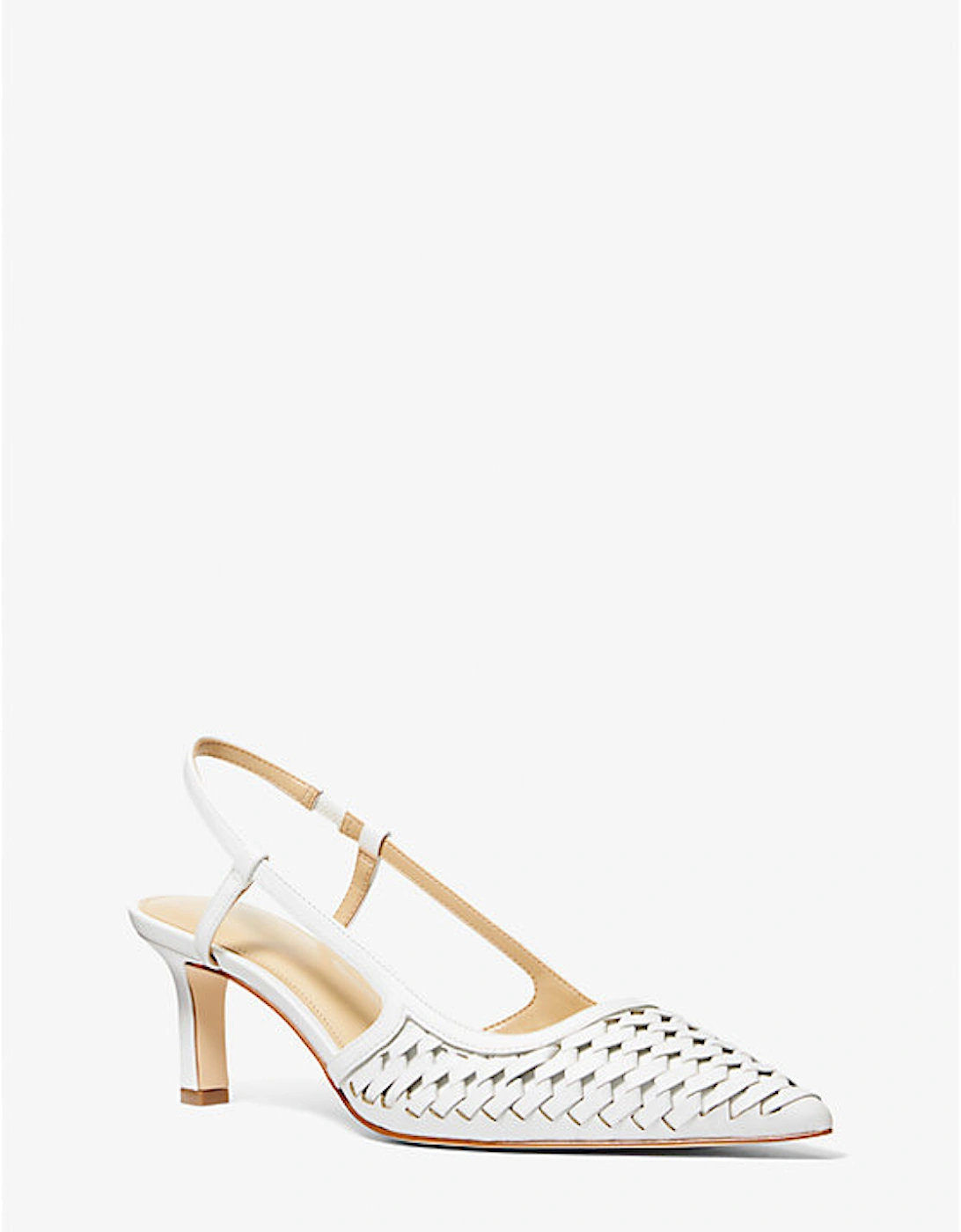 Alora Hand-Woven Leather Slingback Pump, 5 of 4