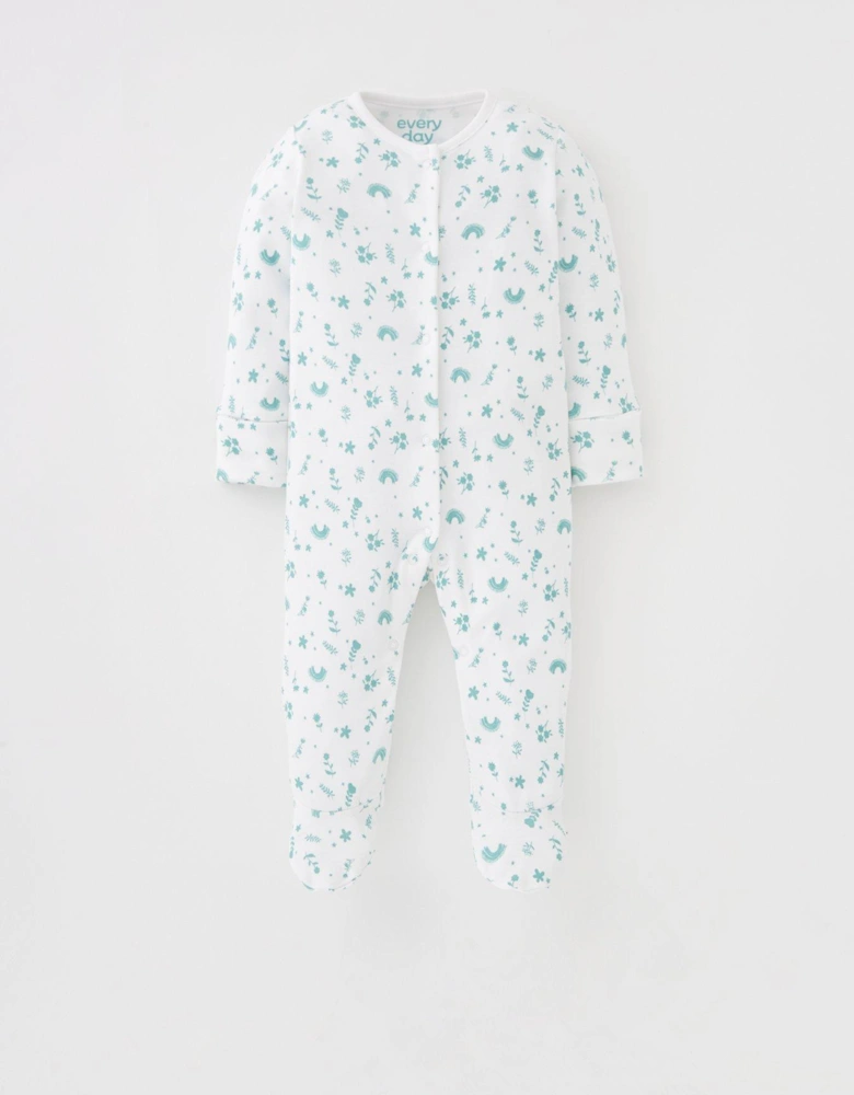 Baby Girl 3 Pack Multi Print Sleepsuit