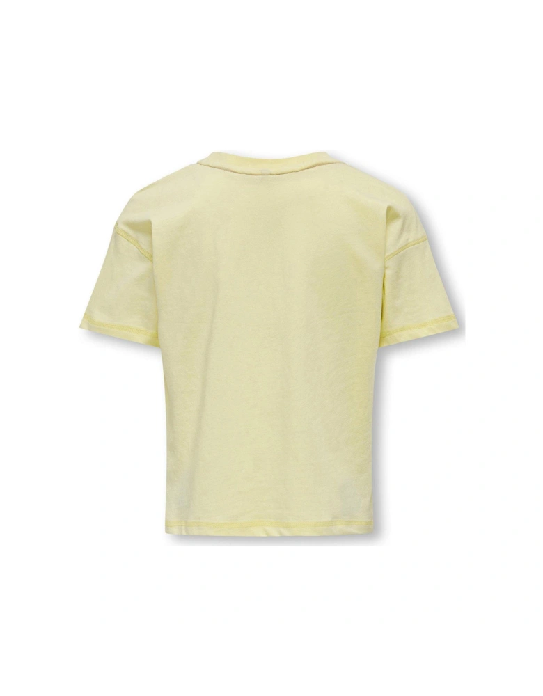 Girls Marais Short Sleeve Tshirt - Yellow Pear