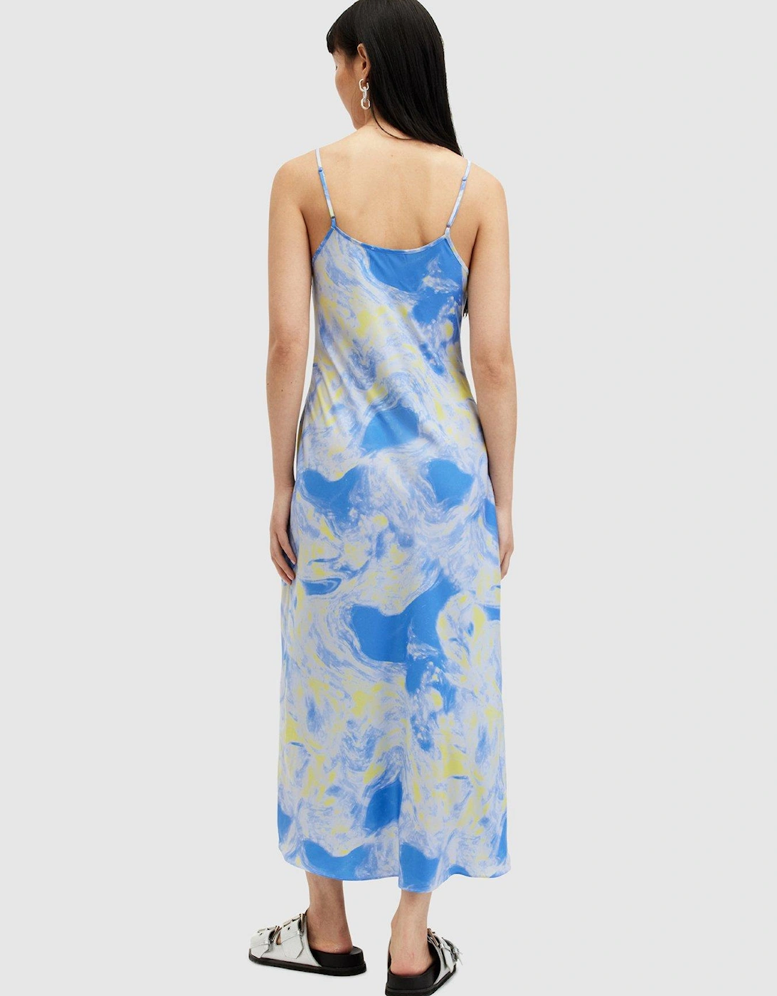Bryony Spiral Dress - Blue