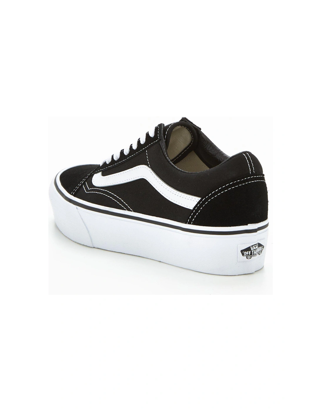 Womens Old Skool Platform Trainers - Black