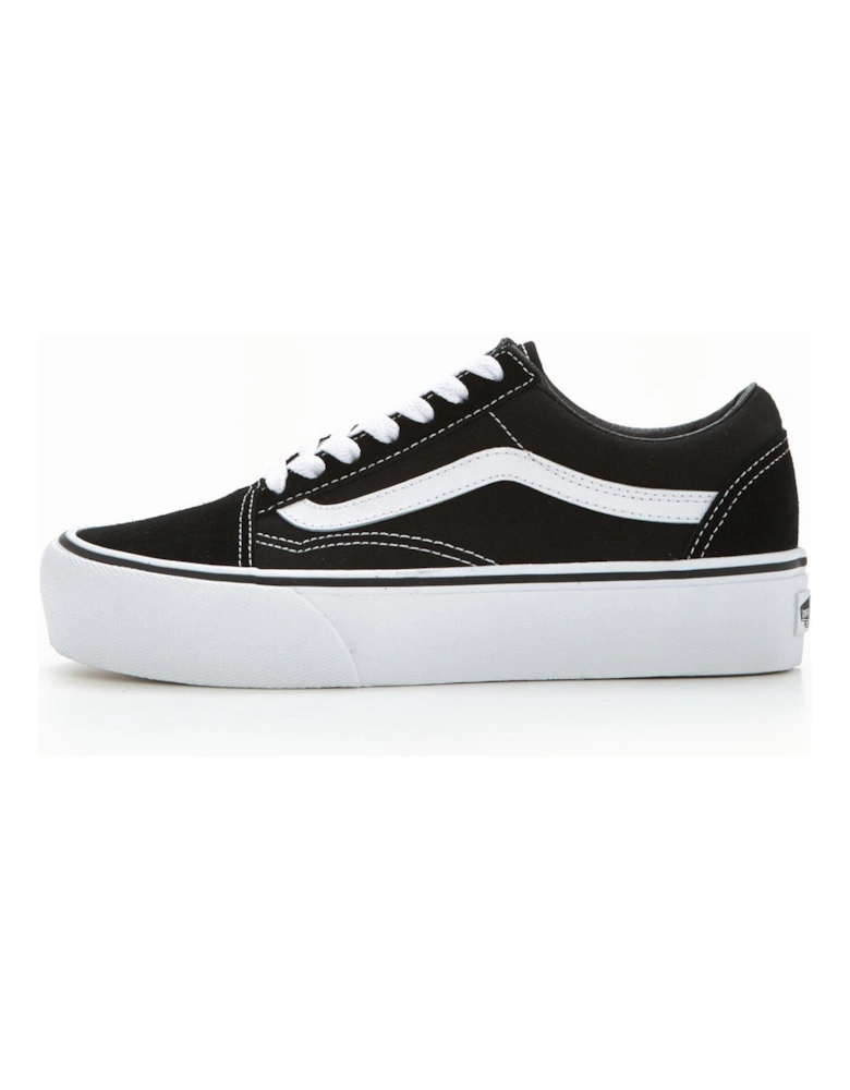 Womens Old Skool Platform Trainers - Black