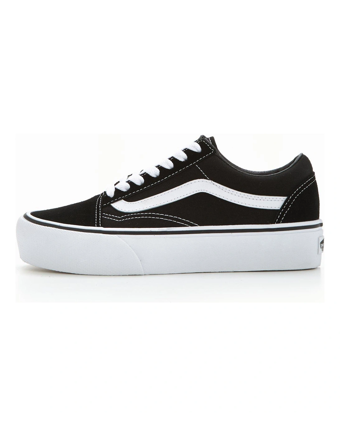 Womens Old Skool Platform Trainers - Black