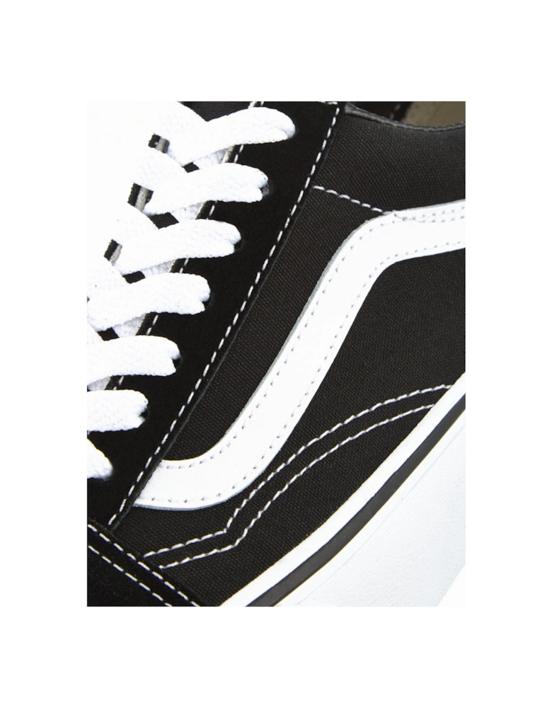 Womens Old Skool Platform Trainers - Black