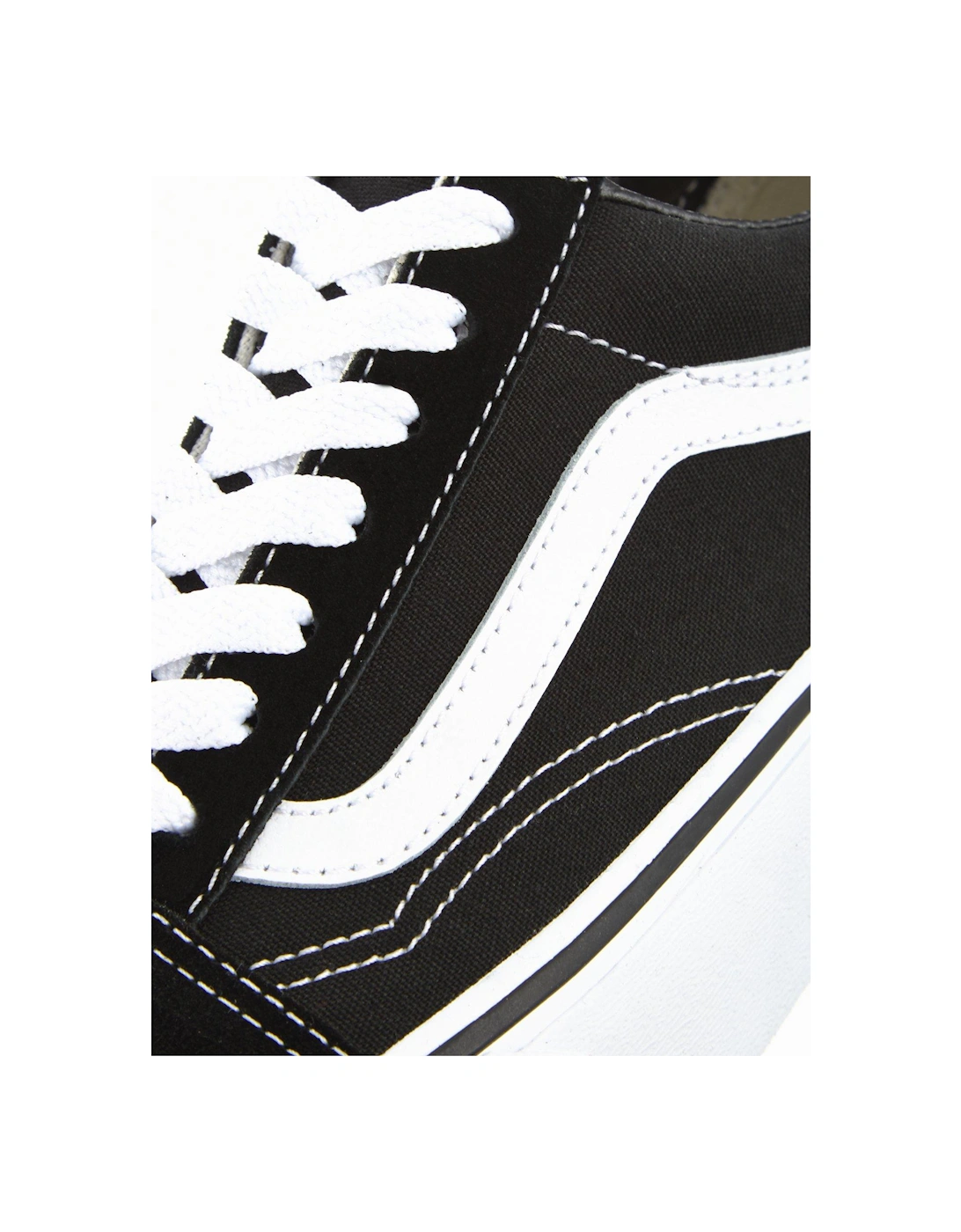 Womens Old Skool Platform Trainers - Black