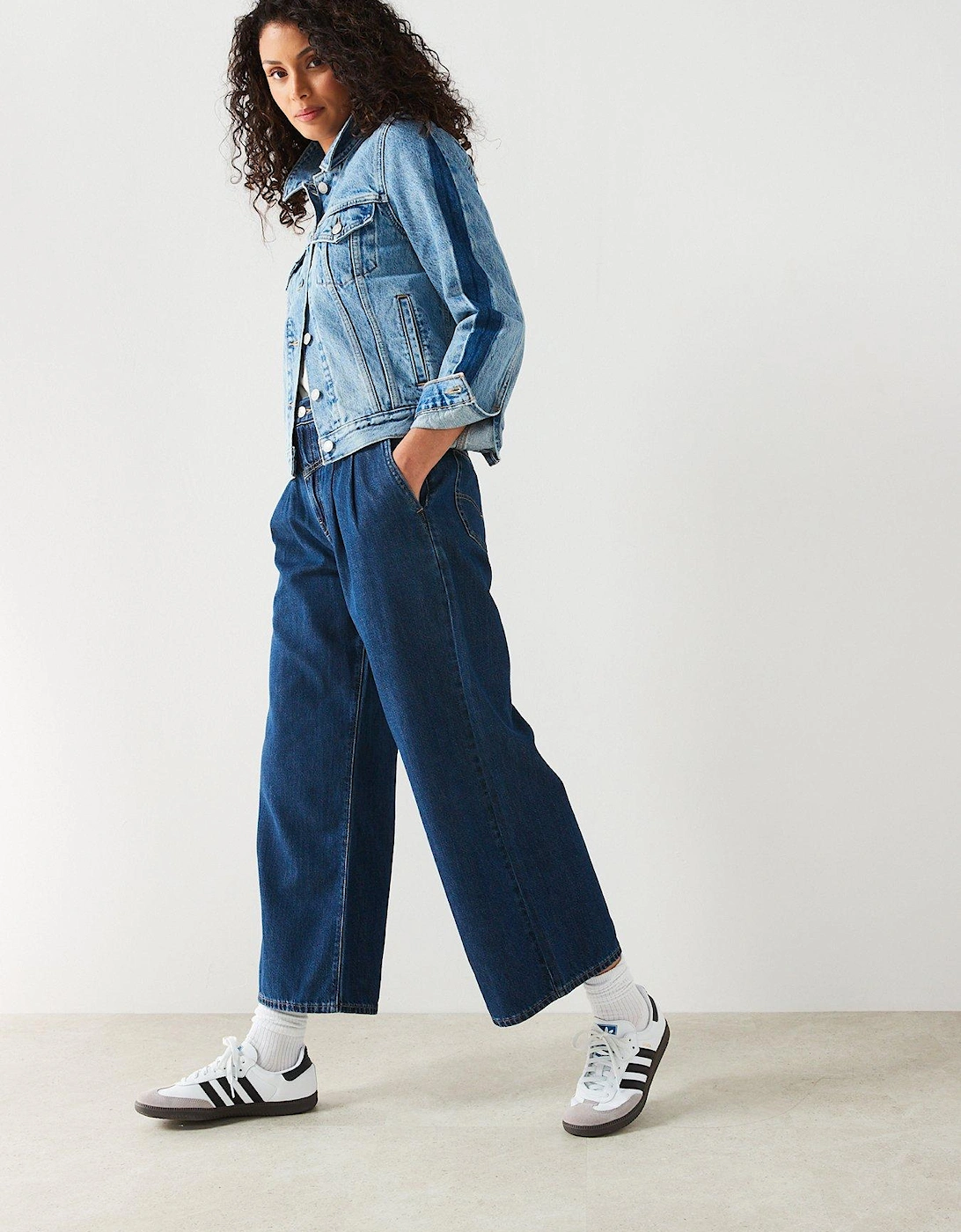 Featherweight Baggy Jean - Paper Map - Blue