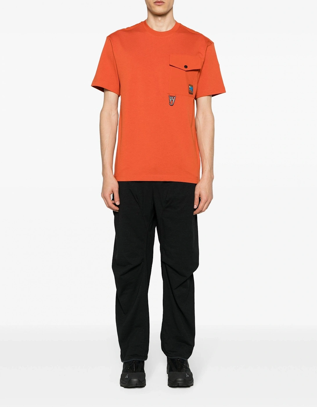 Pocket T Shirt Orange
