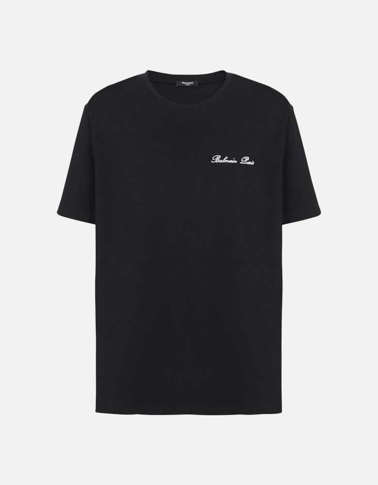 Signature Logo T-shirt Bulky Fit Black