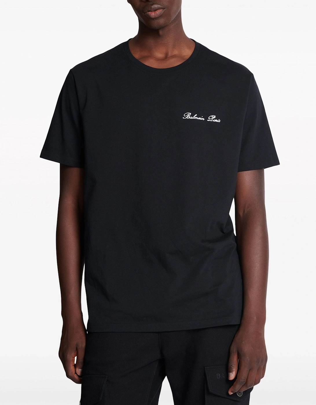 Signature Logo T-shirt Bulky Fit Black