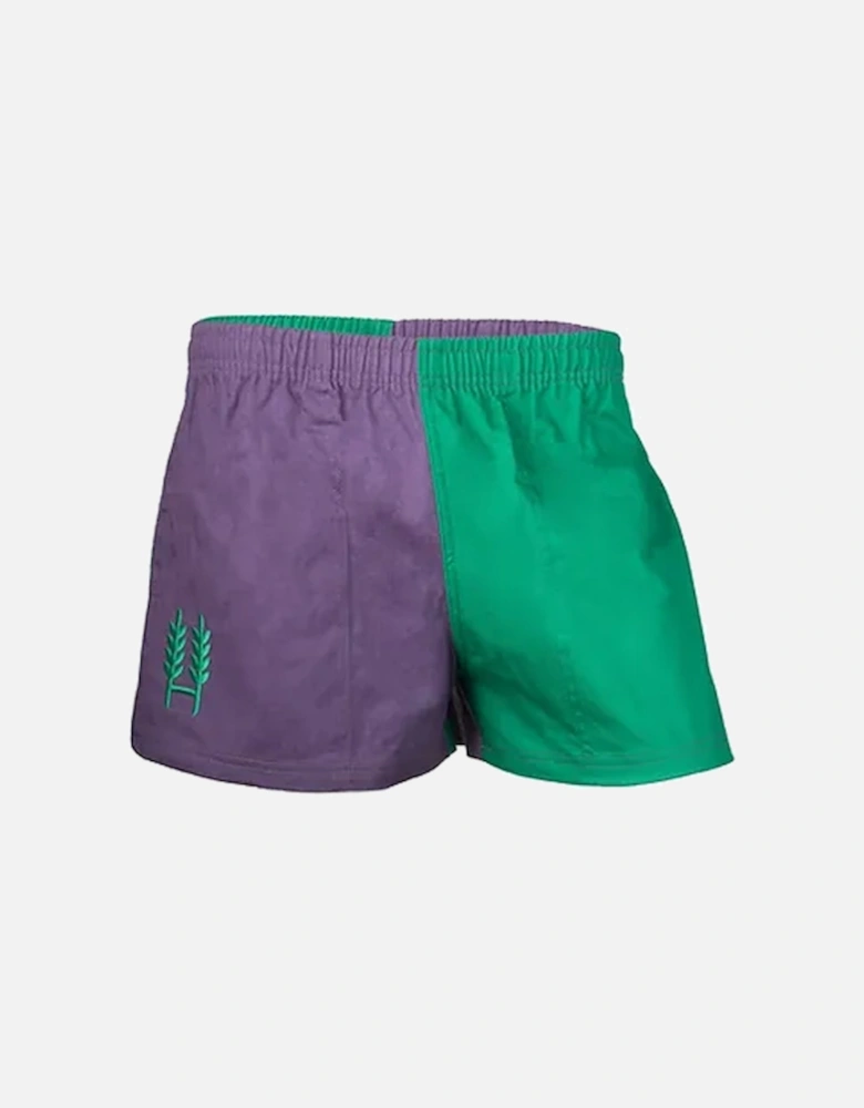 Men's Harlequin Shorts Purple/Green