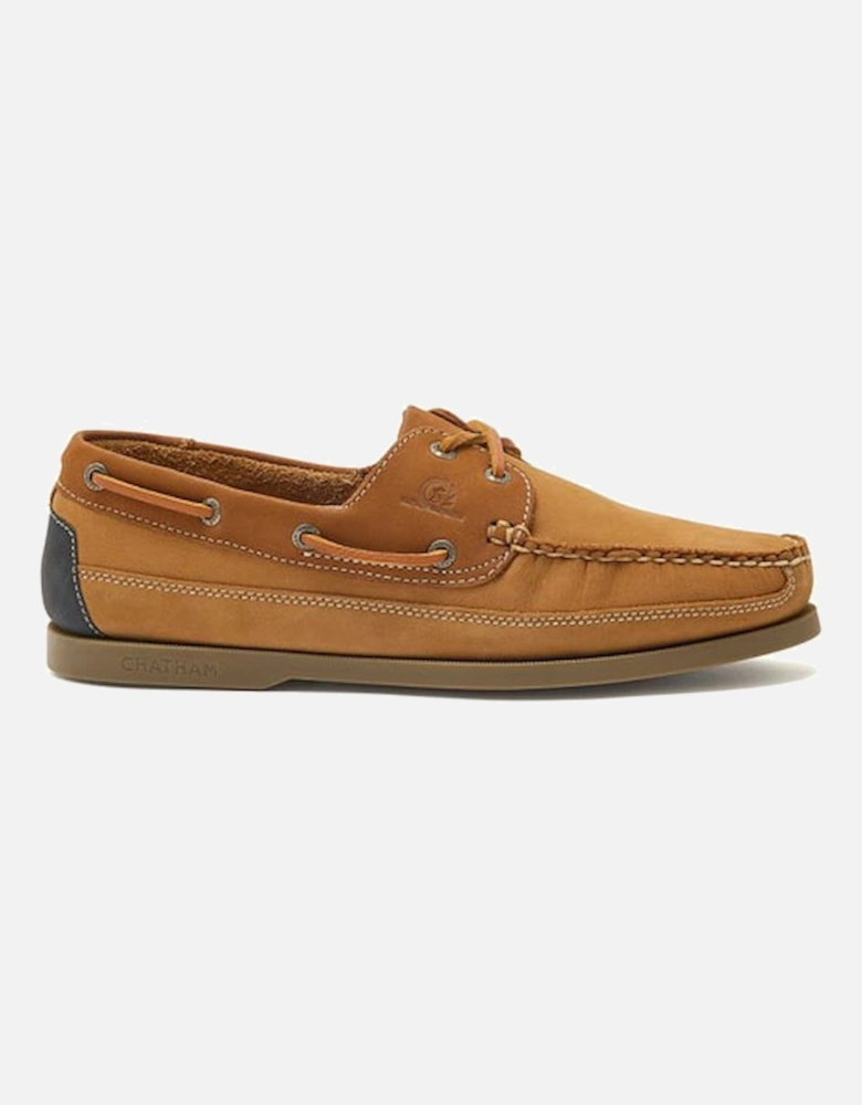 Men's Joules Boardwalk Premium Nubuck Deck Shoe Tan