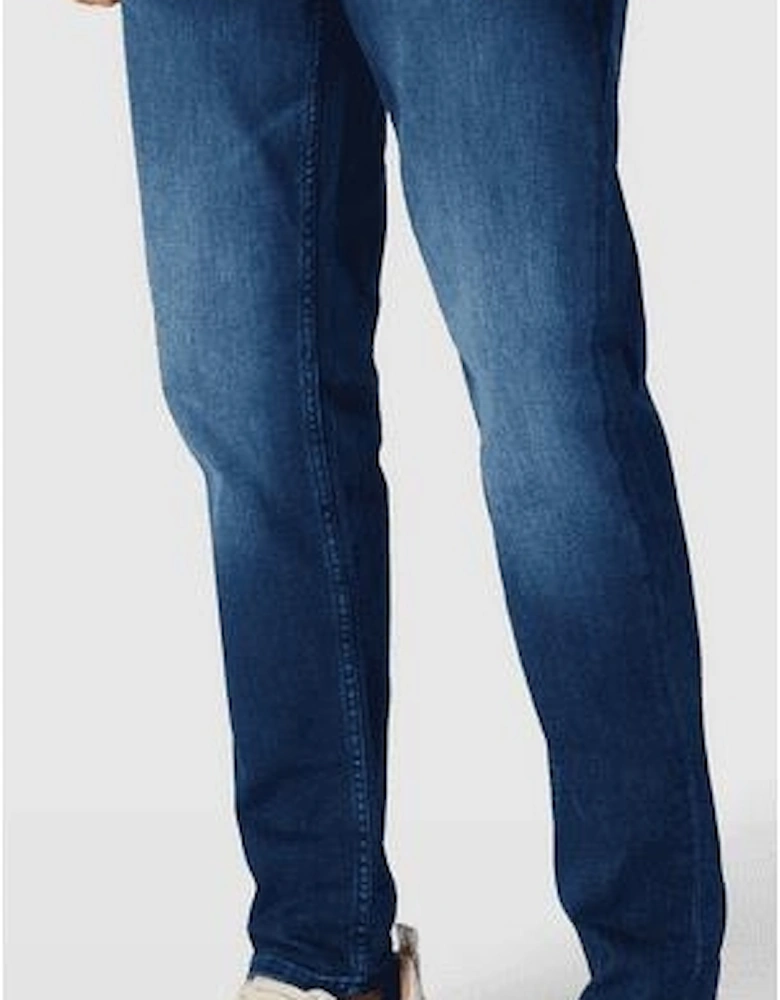 HUGO 634 Regular Tapered Fit Blue Denim Jeans