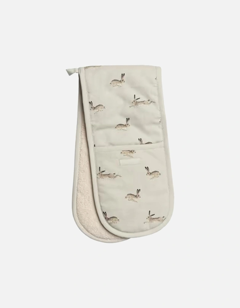 Hare Double Oven Gloves