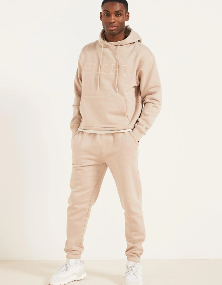 Hubby Statement Sweatpants - Stone