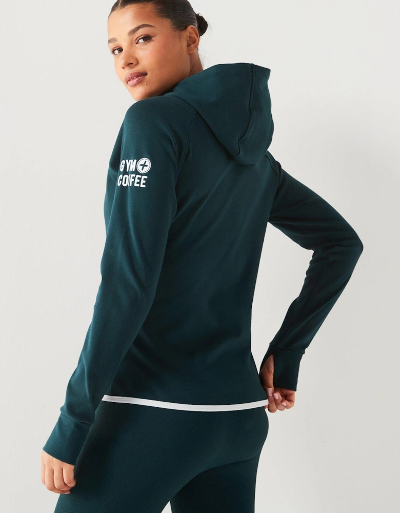 Womens Training Chill Zip Hoodie - Green