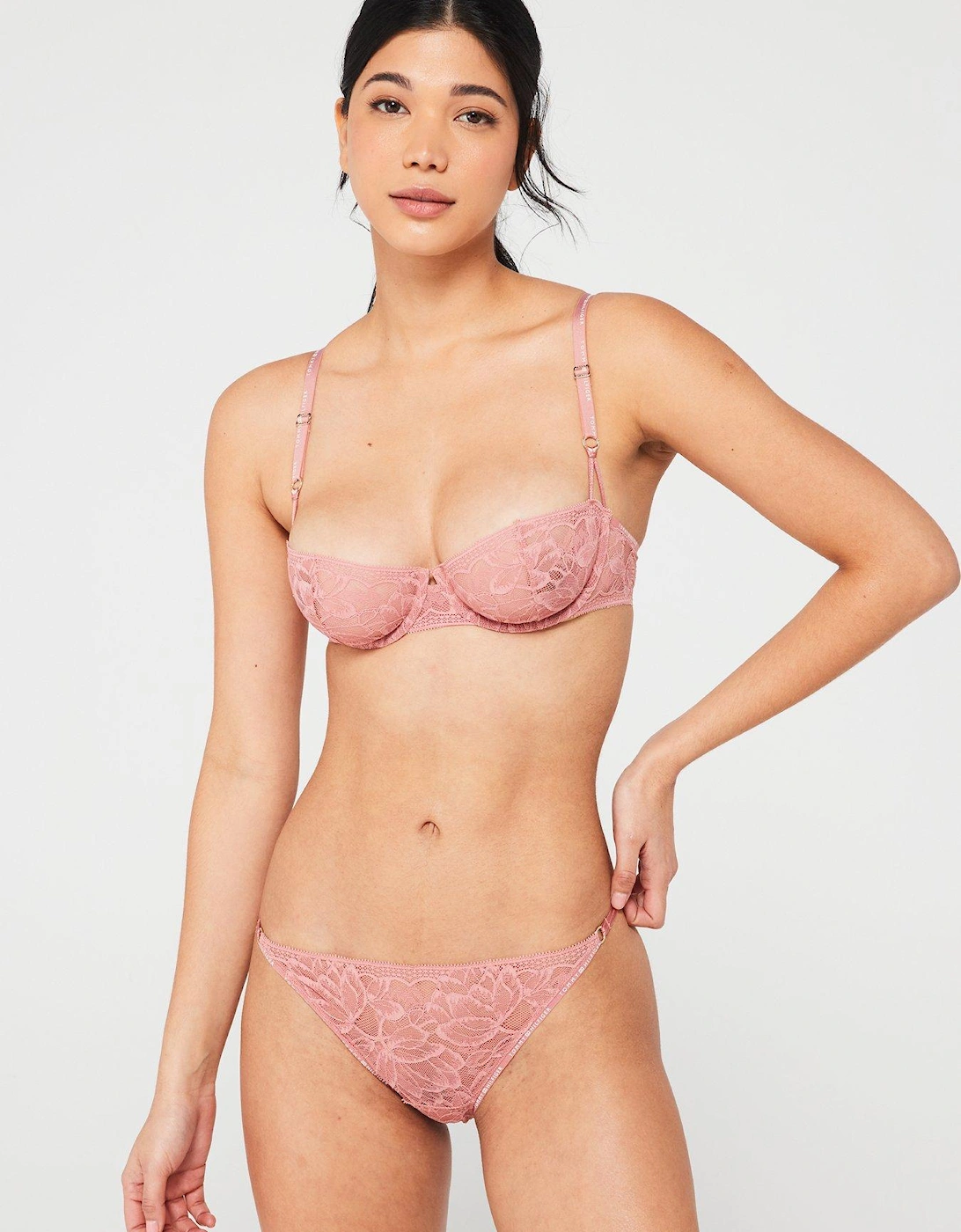 Lace Brief - Pink